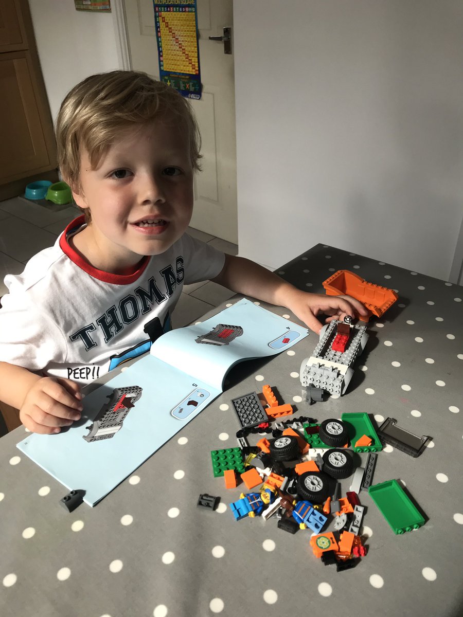Vid_83's tweet photo. Will occupying his day doing a Lego Marathon - Toy Story rollercoaster, a bin lorry and Duke Kaboom 💥 🤯 #thisisforyourejean @MpNursery https://t.co/1FH1LiqwWg