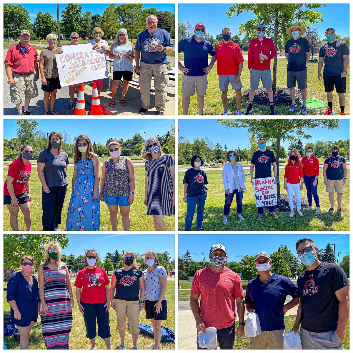 LeRoy_CSD's tweet photo. 🎓🚗🎓🚗🎓🚗
Sash, Dash, & Drive 2020‼️
Special thanks to our amazing staff and bus drivers who greeted & cheered on our seniors!
Huge thanks to the Le Roy Fire Department for providing their ladder truck for our VIP entrance & Rita Pencille who created our banner!
#LR20🎓❤️ https://t.co/vl7FT8teks
