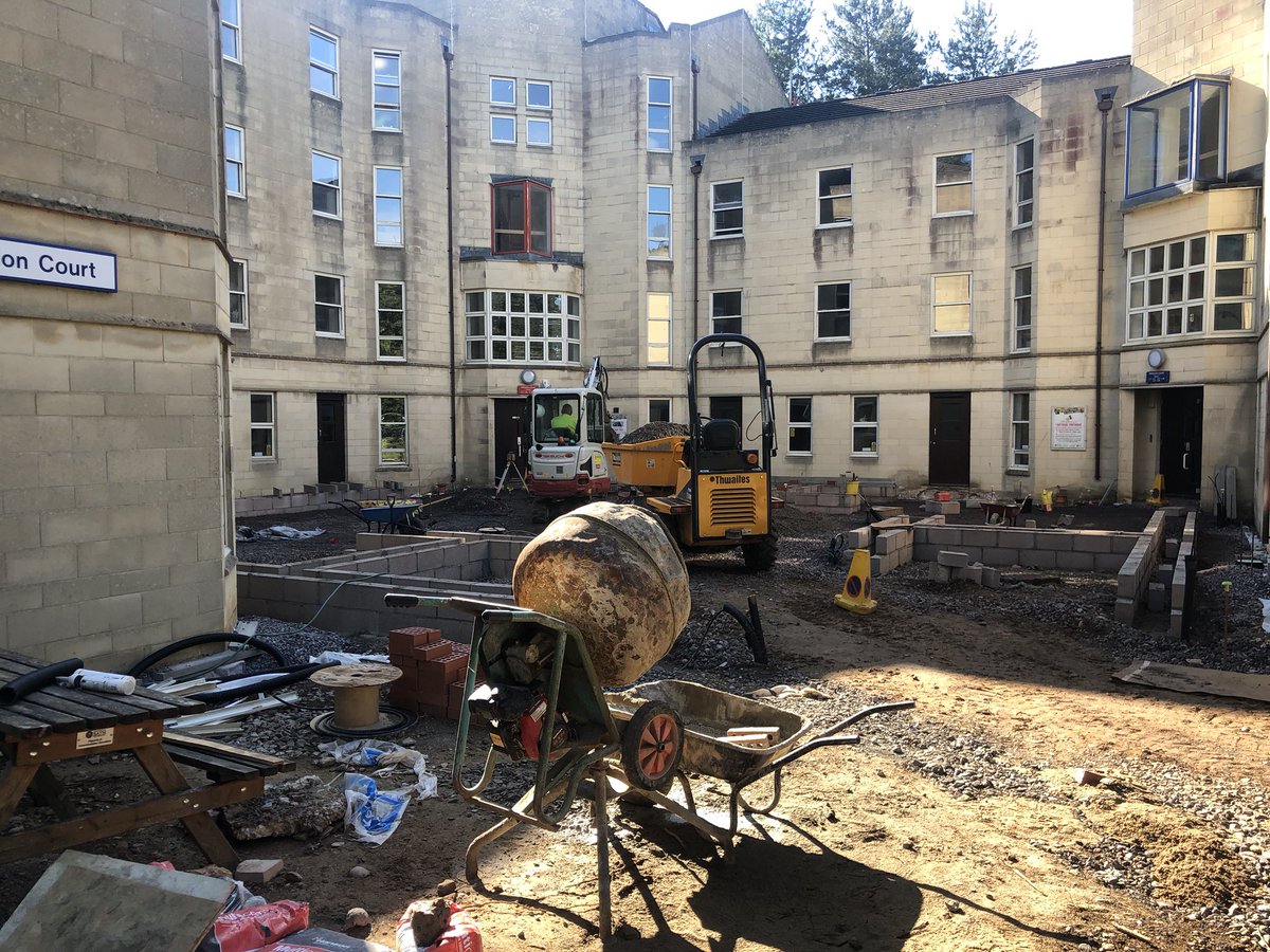 jonathan_cole9's tweet photo. The start of a new refurbishment project at Brendan Court, University of Bath.
#FuturEco https://t.co/eoAymMIXMv