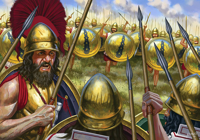 KEY 2: Philip perfected combined-arms tactics.Heavy infantry phalanx, skirmish infantry, archers, light cavalry, heavy cavalry, and siege engines were all deployed in battle - each troop type being used to its own particular advantage and creating a synergy of mutual support.