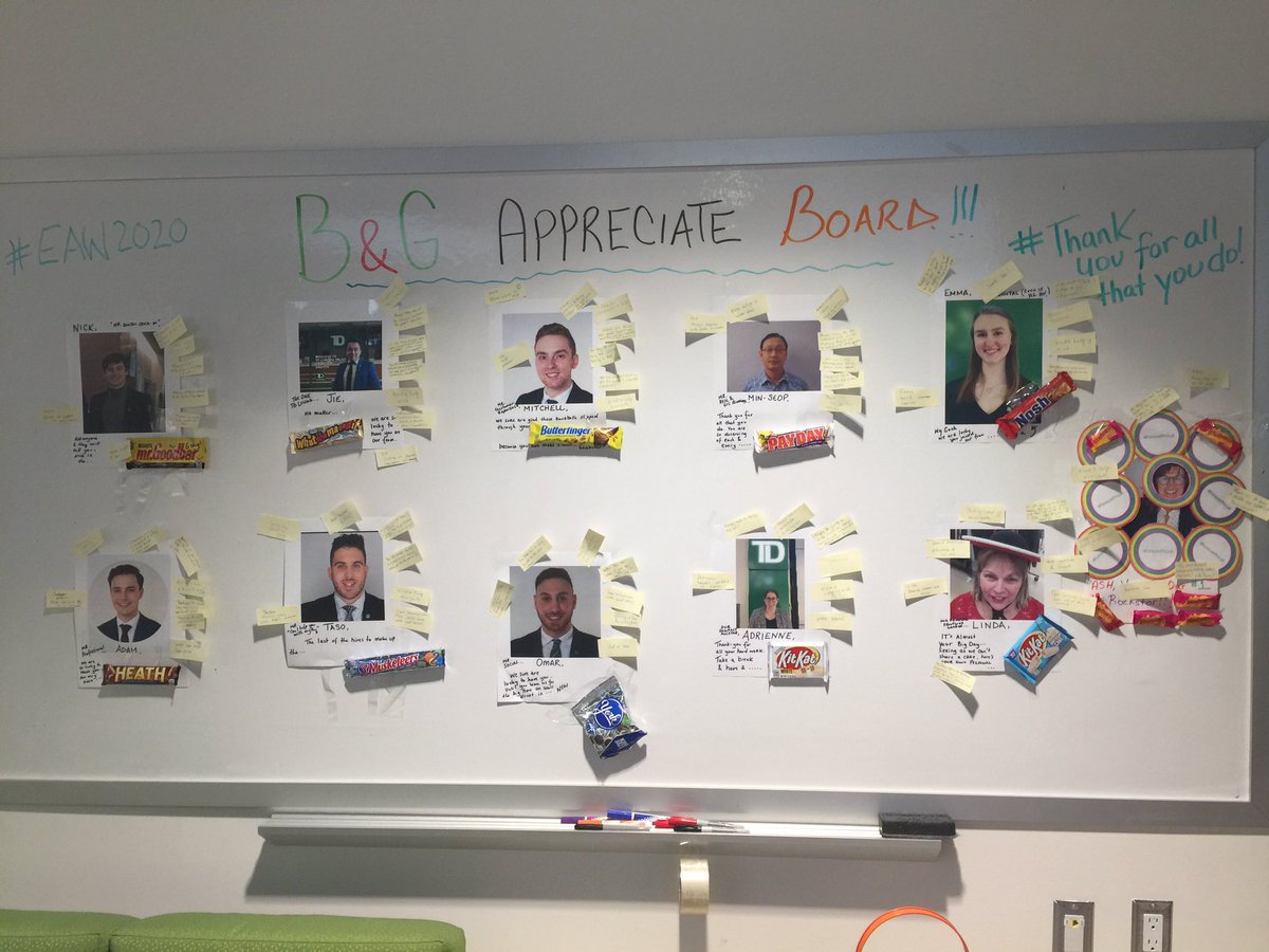 2nd day of #EAW with some candy and highlighting whats everyone’s top qualities.. I personally could fill the whole board and won’t be enough about this amazing team! #YouMakeTD  
Thanks for the candy 😉