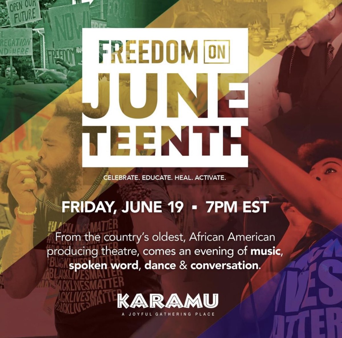 Karamu House will honor Juneteenth w/ a new performance titled “Freedom on Juneteenth.” The pre-recorded program will air on Karamu’s Facebook and YouTube channels at 7 p.m. The show will also be streamed on Vimeo, Roku and Fire TV and rebroadcast on WVIZ Ideastream in mid-July.