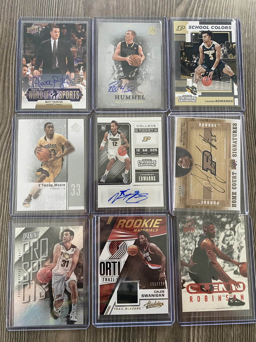 Greatest anniversary gift ever. Just need to get a few more signed and I’ll be all set. <a href="/VE_12/">Vincent M Edwards</a> <a href="/Cboogie_3/">Carsen Edwards</a> <a href="/DMathias31/">Dakota Mathias</a> <a href="/RobbieHummel/">Robbie Hummel</a> <a href="/ETwaun55/">ETwaun Moore</a> <a href="/CoachPainter/">Purdue’s Matt Painter</a> <a href="/JaJuanJohnson/">JaJuan Johnson</a> @swanigoat