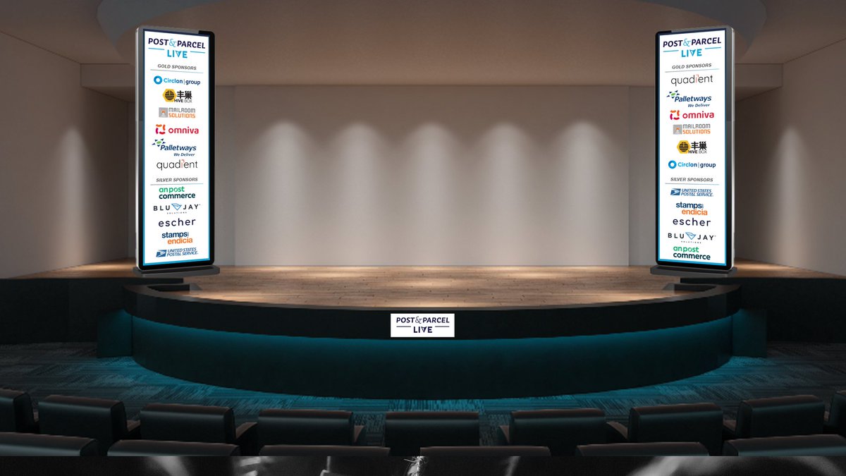 Post_and_Parcel's tweet image. Setting the stage for the first day of #postandparcellive 
See you tomorrow! postandparcel.live (for those who haven&apos;t registered!)