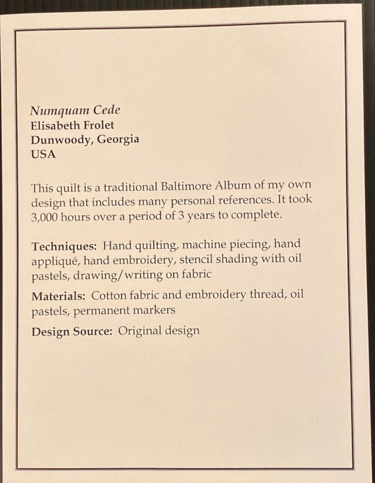 TheQuiltShow's tweet photo. 3000 hours of work on this quilt! We have 7 close ups to see the amazing handwork. Take your time. Even the borders are fun.
https://t.co/PINPPRtSAB https://t.co/nzfqYETJ1n
