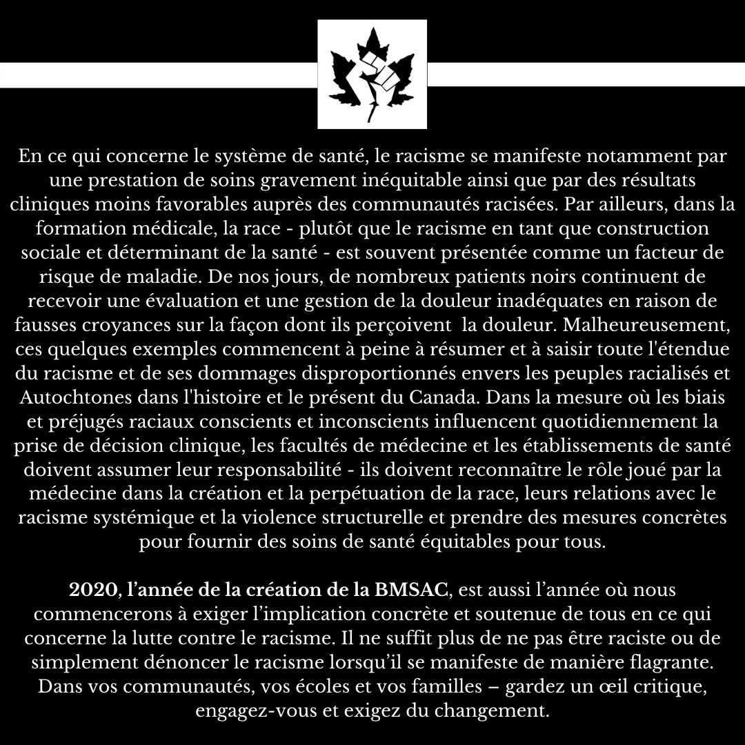 Our statement on #BlackLivesMatter and recent events ✊🏾

The dust is not settling. We cannot return to "normal" when these norms have failed BIPOC communities every day.  

#BlackinMedicine #BlackintheIvory #BlackTwitter