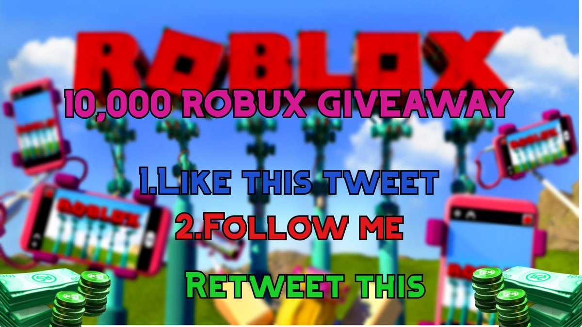 The robuxman on X: *** Giving away 1,700 robux **** [Instructions] Follow  my twitter Like this tweet Retweet this tweet with your ROBLOX username # roblox #robuxgiveaways  / X