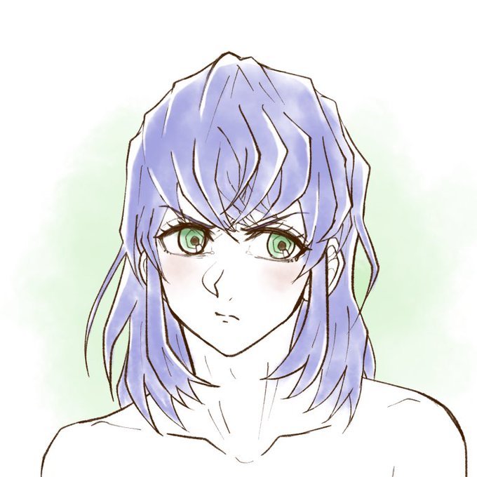 なみをさんがTwitterに投稿した嘴平伊之助(鬼滅の刃)のイラスト。