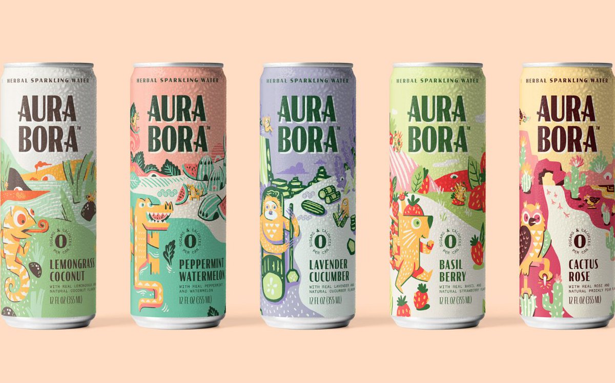 FoodBev's tweet image. San Fransisco-based herbal beverage brand Aura Bora has launched a line of #sparklingwaters infused with fruits and herbs
foodbev.com/news/aura-bora…