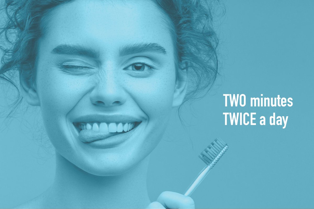 triangledds's tweet photo. Dentists recommend that you follow the 2/2 rule to keep your teeth healthy. They advise brushing for two minutes, twice a day, usually in the morning and before you go to bed at night. https://t.co/eLkXj62R6K