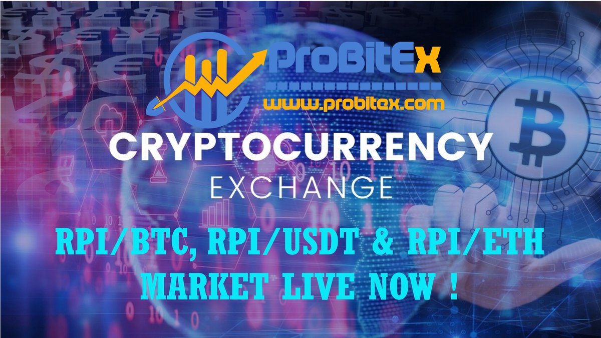 Probitex2's tweet image. @RPICoin 
RPICOIN: allcryptocap.com/currency/rpico…
RPI/BTC= probitex.com/trade/BTC/RPI
RPI/ETH= probitex.com/trade/ETH/RPI
RPI/USDT= probitex.com/trade/USDT/RPI

ProBitEX Widget: probitex.com/help/29
#cryptocurrency