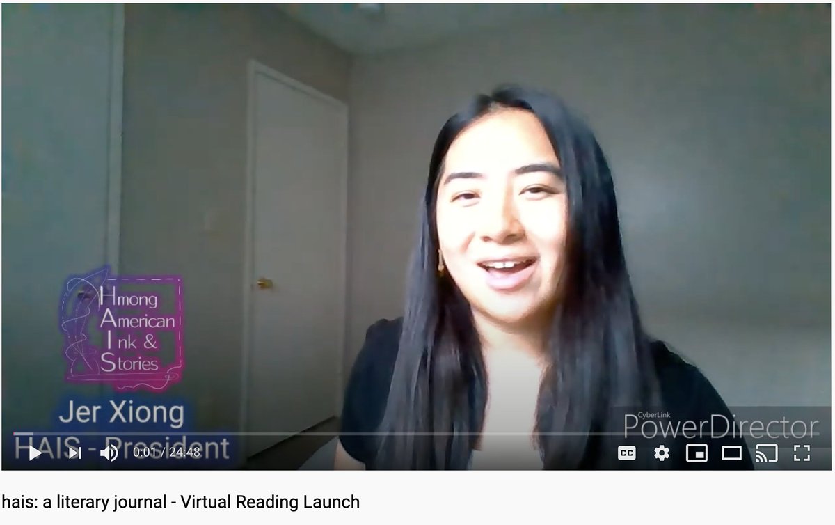 New on YouTube: A virtual reading from contributors to hais: a literary journal, the first student publication of its kind from the <a href="/Fresno_State/">Fresno State</a> Hmong American Ink &amp; Stories club.
Watch: youtu.be/CQk8H8XH4n4