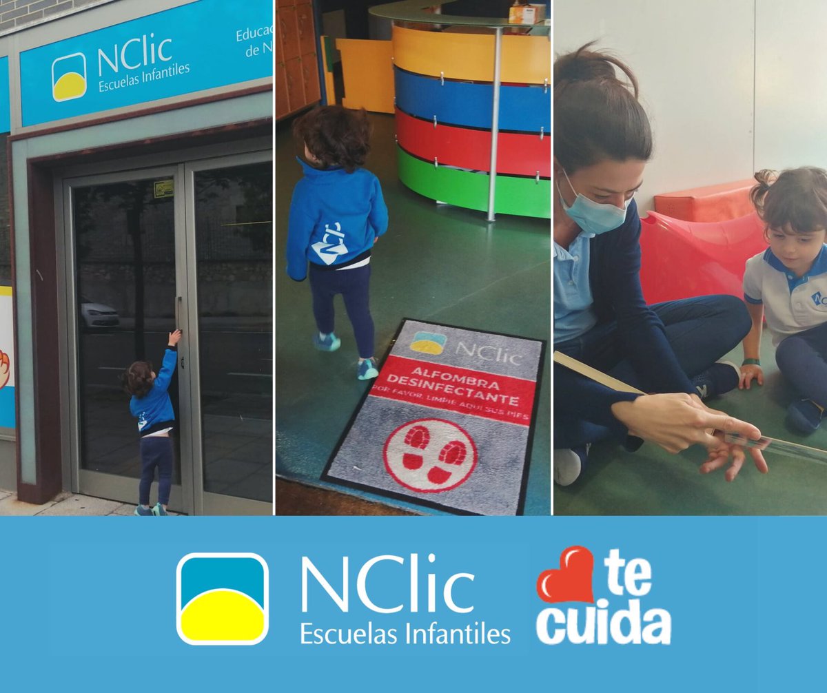 NClic's tweet photo. Lo prometido es deuda: ¡HEMOS VUELTO!😀 Nuestra escuela de Salburua está abierta a pleno rendimiento.
Ha merecido la pena solo por ver lo felices que están nuestros peques...pero también sus familias al saber que les dejan en buenas manos. Gracias por la confianza 😉 

#NClic https://t.co/g3VGr9UP3u