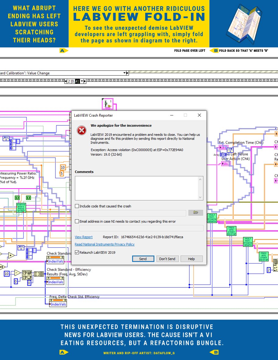 Here we go with another ridiculous #LabVIEW fold-in!