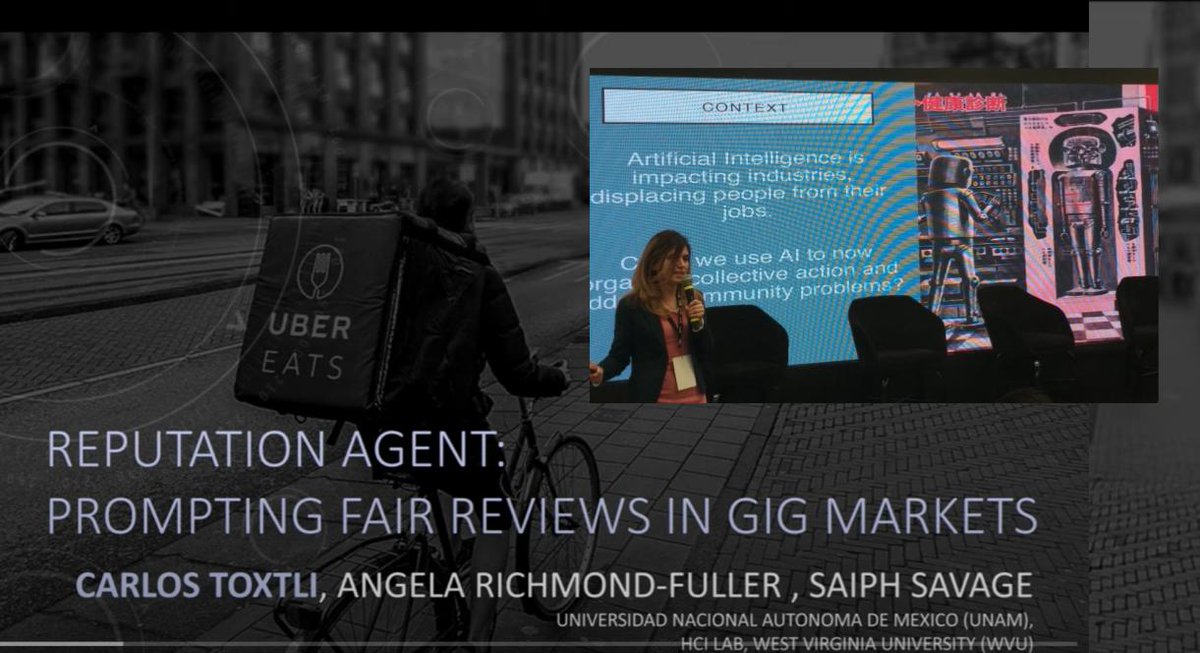 saiphcita's tweet image. Employers on gig markets sometimes believe conspiracies that workers are scammers. This leads them to write biased reviews.

I presented at the Web Conference our research on using Deep Learning to nudge employers to be fairer:
👉youtu.be/Q9ZRvyDfZbo

#TheWebConf2020 #WWW2020