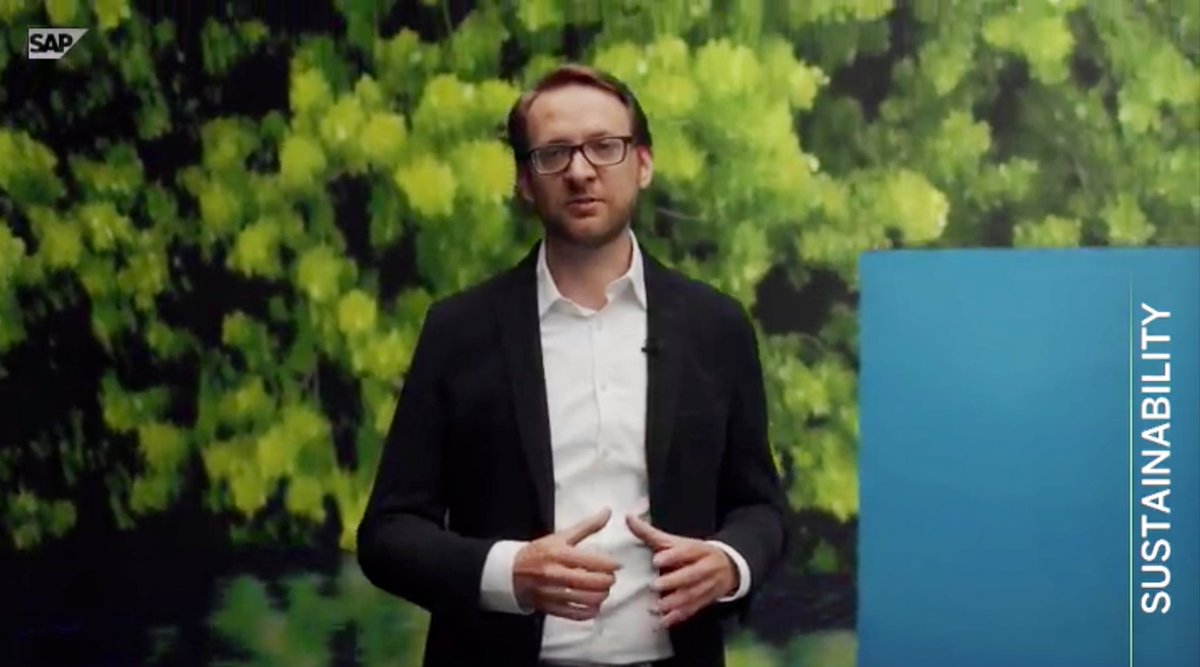 BenChristensen_'s tweet photo. Climate = biggest 21st century challenge 

 ‘We @SAP are embedding sustainability as a third dimension of success into analytical &amp; transactional applications to enable an intelligent enterprise to minimize CO2 emissions across the entire value chain.’ @thsaueressig #SAPPHIRENOW https://t.co/Ed7AIpnwZo