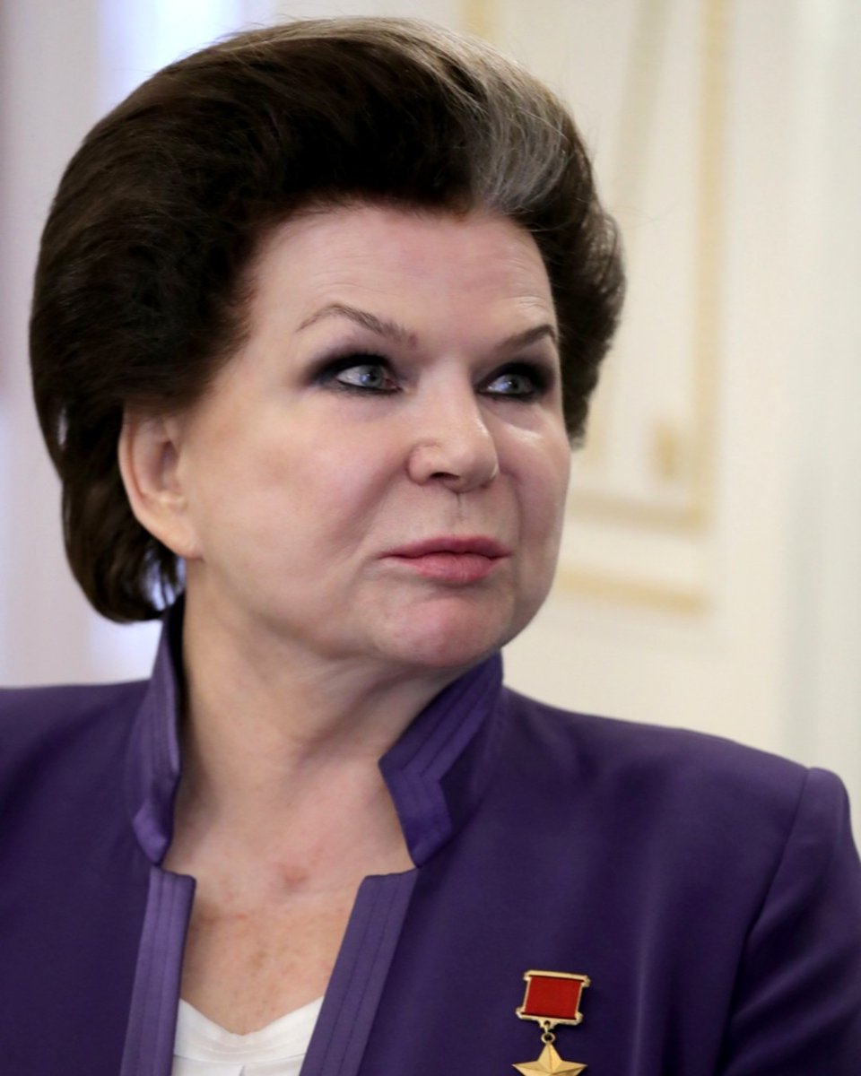 SpaceSet_org's tweet photo. On this day, Valentina Tereshkova, the first and youngest woman have flown in space with a solo mission on the Vostok 6. She orbited the Earth 48 times, spent almost three days in space, and remains the only woman to have been on a solo space mission. https://t.co/CcfyK4uIPg