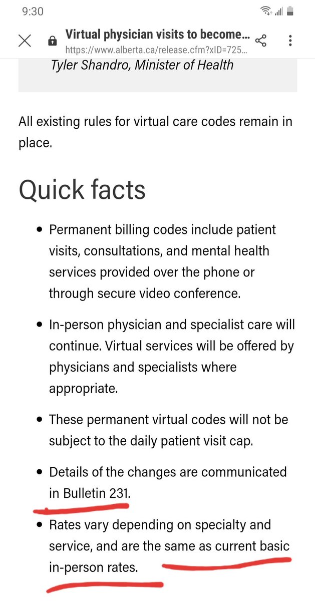 The Minister & his staff then scrambled to make an announcement the next day that the virtual codes would be made permanent, referencing a bulletin that...didn't actually exist yet. The bulletin appeared in the days following, mysteriously backdated to June 9.  #ableg