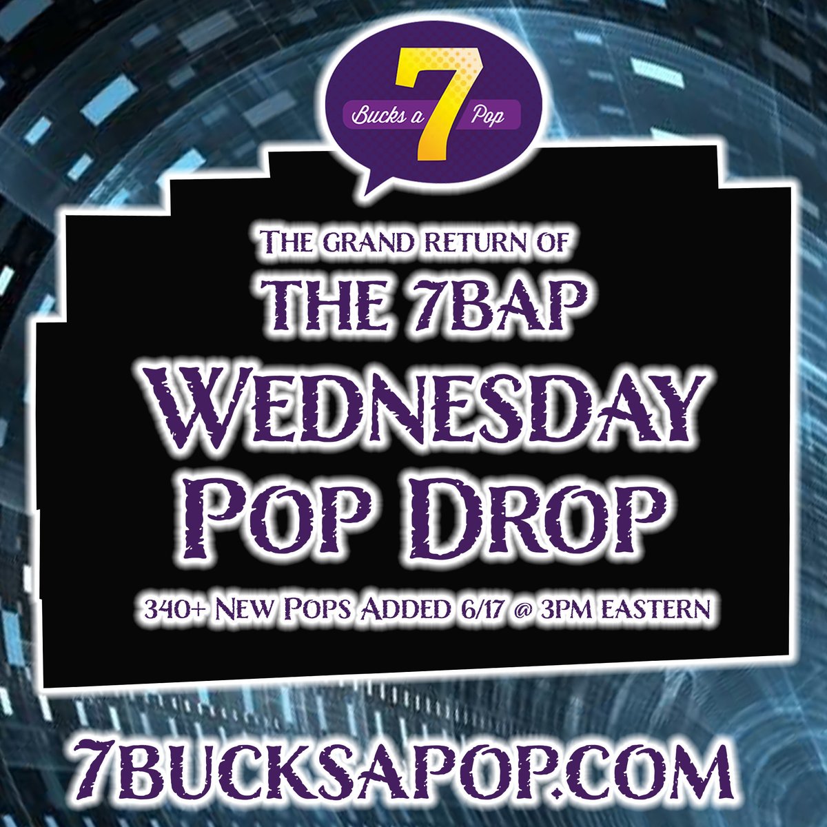 7BucksAPop's tweet photo. Guess who's back? Tomorrow an old friend returns! Should we reveal the photo today???
#7bucksapop #7bap #funko #funkopop #WednesdayDrop https://t.co/qycH27ZUpb