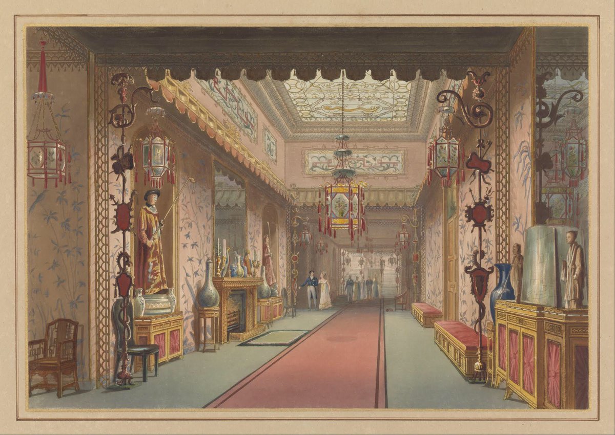 HumberMuseums's tweet photo. The International Country House. British interpretations of Asian imagery appeared on a variety of furnishings from the mid 1700s. The enthusiasm of the Prince Regent, later King George V also helped to popularise it #InternationalInfluence #Regency #NorthLincs #furniture https://t.co/PRbcc5D3zW