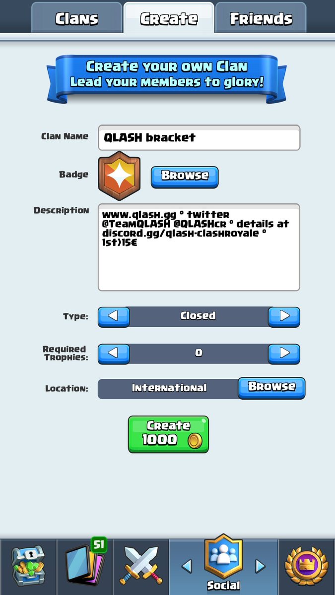 Vlada__CR's tweet photo. In 1 hour we will start new @QLASHcr #ClashRoyale daily bracket! 

More details and hot to apply you can find at @discord https://t.co/BUBI9TX7BF

🥇 - €15 https://t.co/7Qy5hK19zP