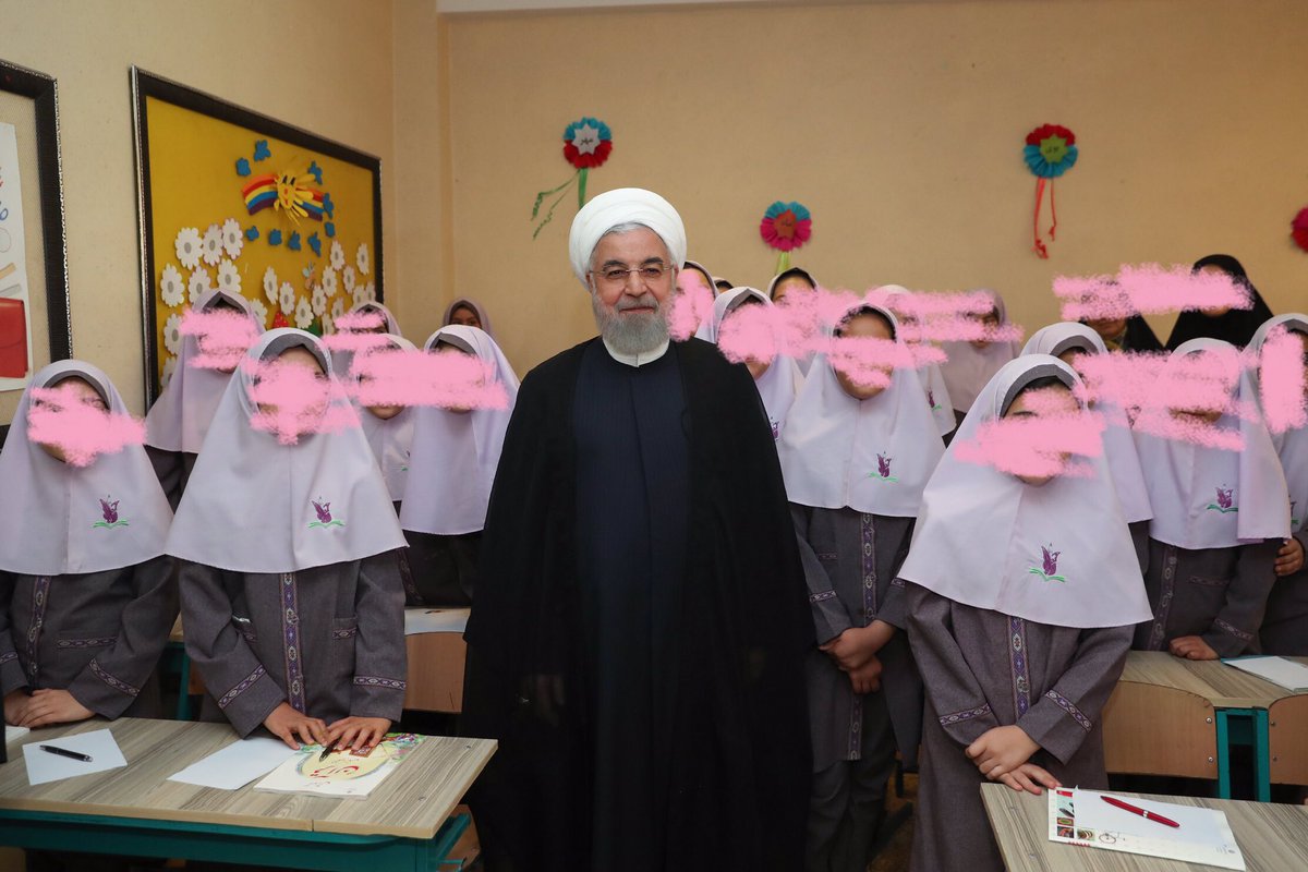 Iran is where all schools are single sex and little girls from the age of 7 have to wear hijab as their uniform and they're taught about islam no matter what their actual religion is.