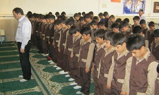 Iran is where all schools are single sex and little girls from the age of 7 have to wear hijab as their uniform and they're taught about islam no matter what their actual religion is.