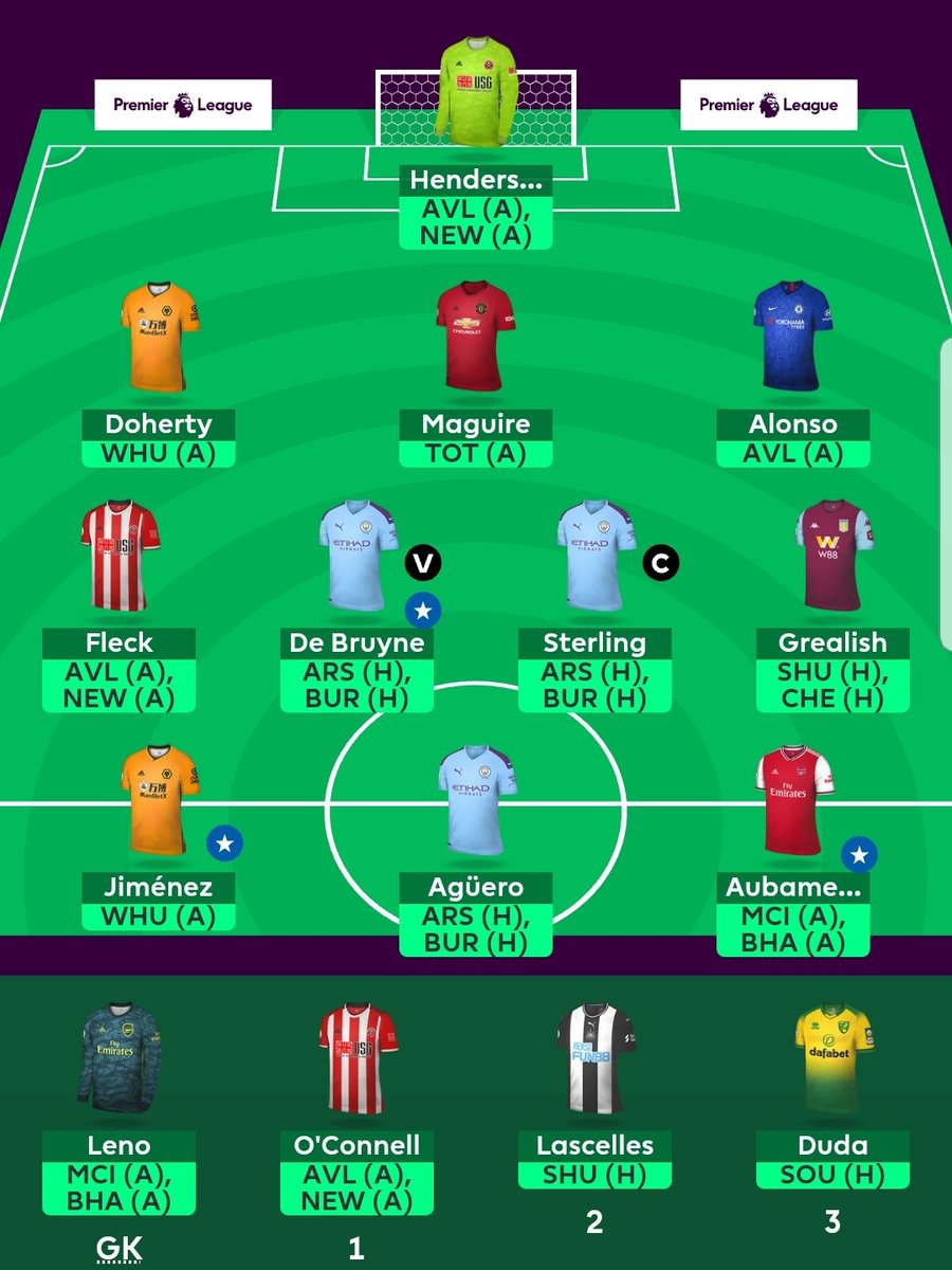 GW30 (BB, no WC) team {thread}Ok there's been v little change to my team lately and I'm more or less locked in for the deadline at this point. Love this team as it gives me a lot of punch for 30 but can quickly be adjusted to a more long-term squad: