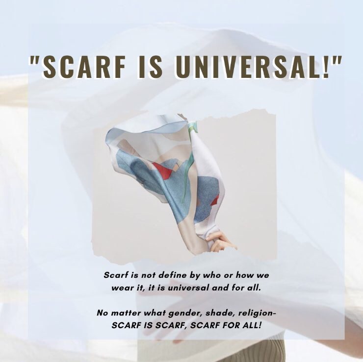 UmmieyFatihah's tweet photo. Scarf is universal?
Everyone are welcomed to join the campaign, unleash your creativity! Use scarf and make it as our own identity ✨
Be creative while saving the Mother Earth 🌍
P/s: When you refuse to reuse, its the Earth you abuse 🙅🏻♀️ https://t.co/tREhQFZhAc