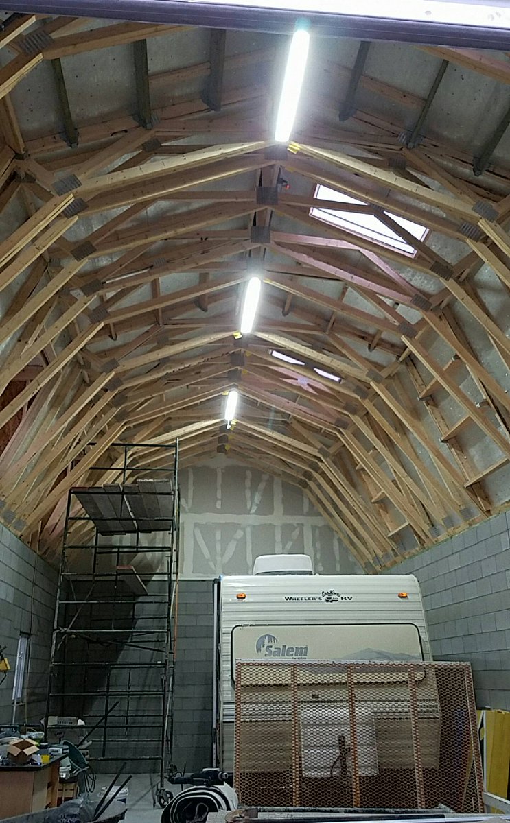 tuffshed's tweet photo. We're here to help you get the exact building you need. This 20x44 barn garage was designed so that our customer had plenty of room to park their RV and have space to work on other projects as well. https://t.co/OW7RU0qkpU
