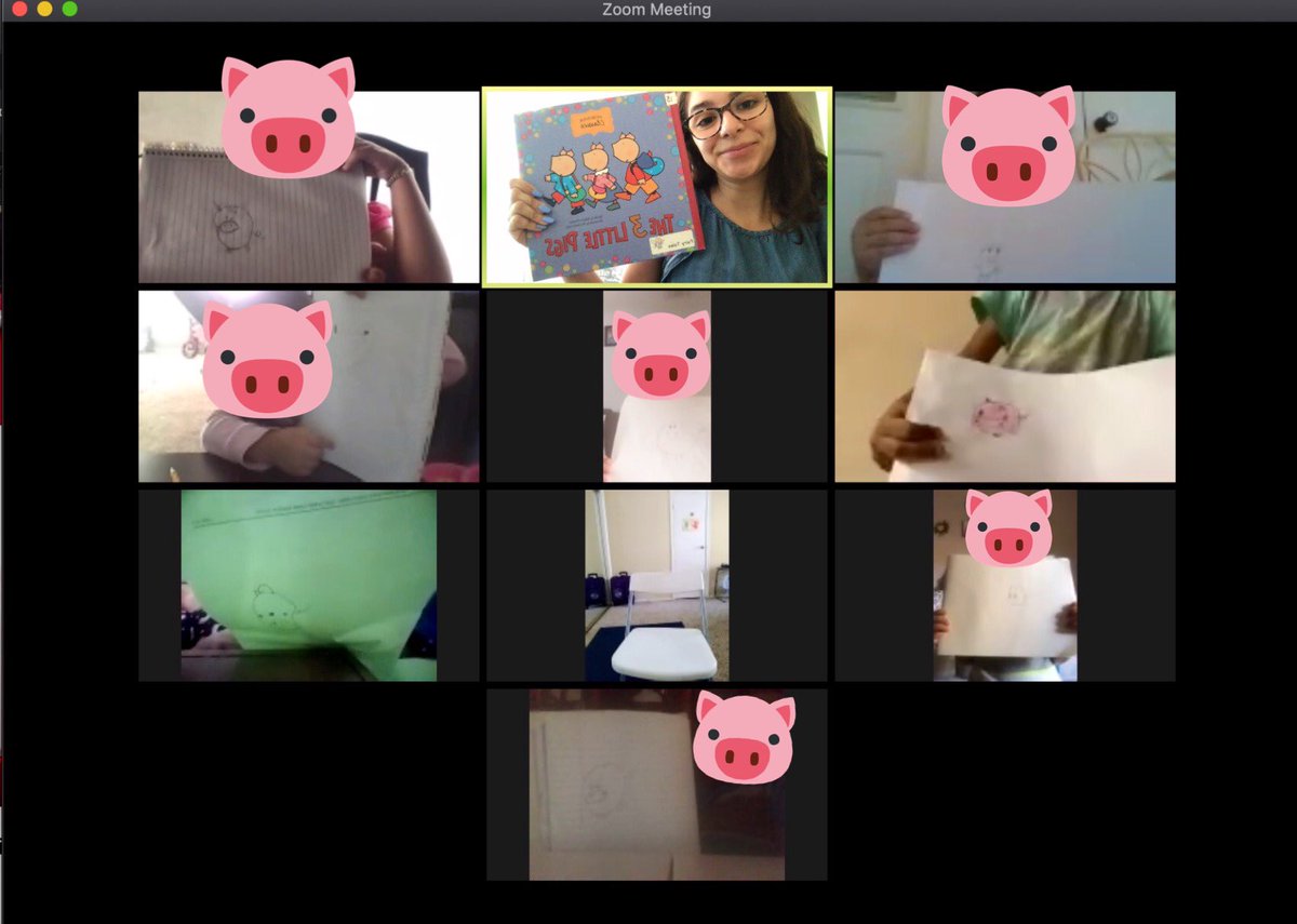 MsDeLeon_CFB's tweet photo. Another great day in #LTLSummer2020
Reading and learning how to draw pigs using shapes we know! @CFBISD @AgueParedes https://t.co/ZToNWBakFV