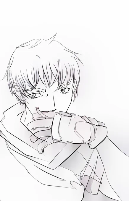 カンブリア紀以来に男描いてる気がする。
完成まで持ってけるか、試される。

#梅雨の創作クラスタフォロー祭り 
#初夏の創作クラスタフォロー祭り 