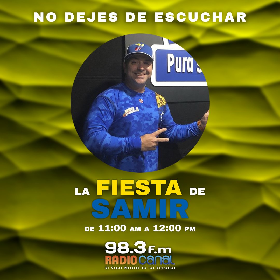 Al Aire <a href="/salsamir/">Samir bazzi</a> Para Venezuela y el Mundo m.plugstreaming.com/radiocanal  #EscuchalaRadio