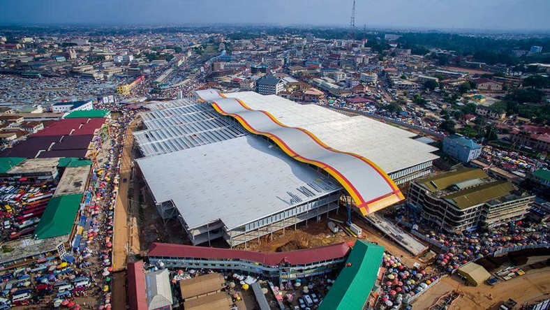 Ghana has the largest market in West Africa. It’s called Kejetia market and it’s located in Kumasi.
