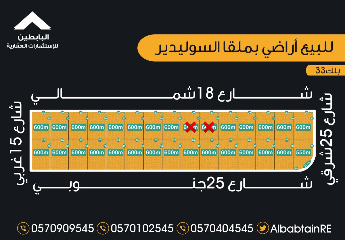 البابطين العقارية tweet media