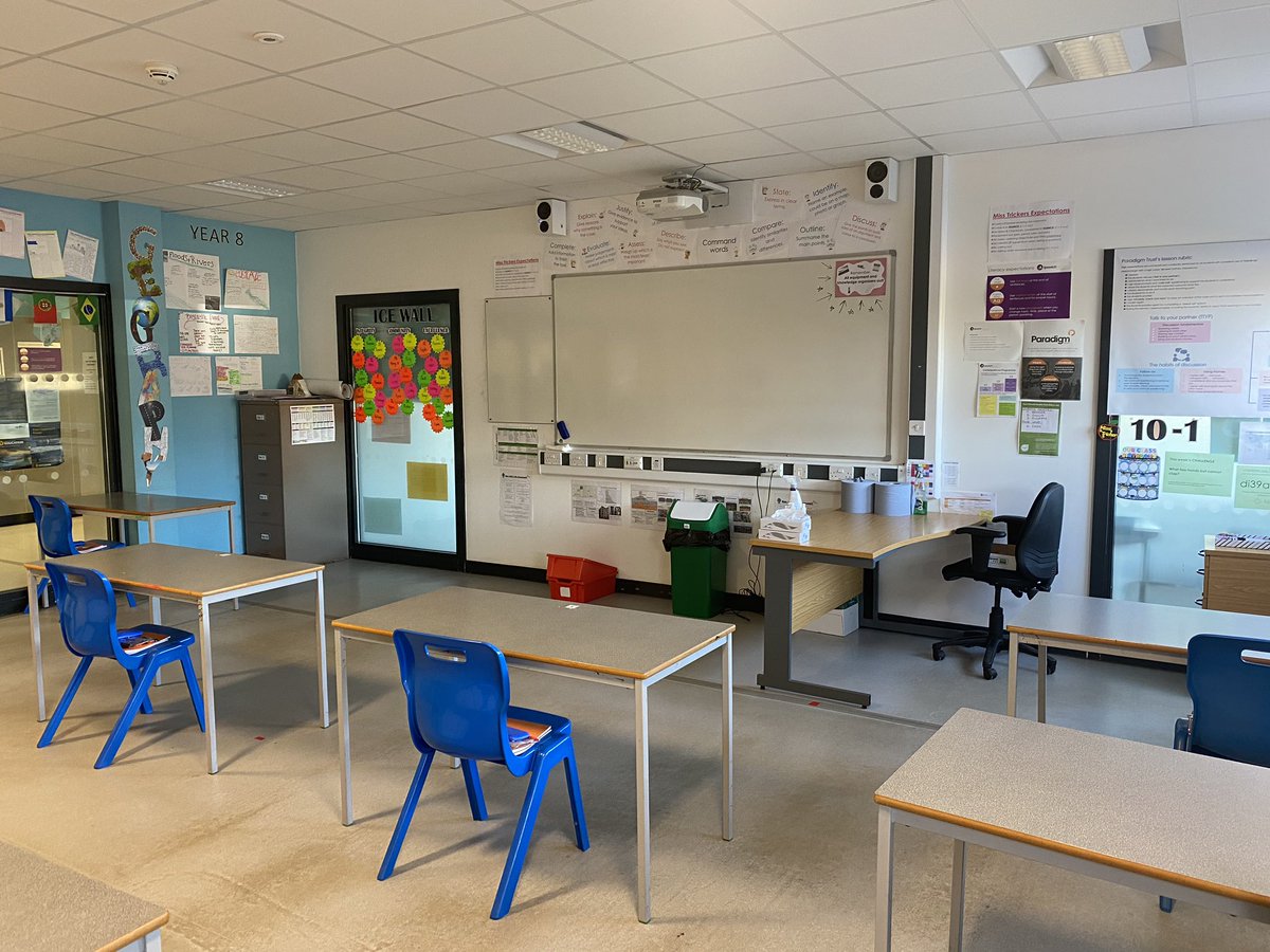MissNTricker's tweet photo. Back home👩🏻🏫❤️ #NQT #year10 #backtowork #geographyteacher #emptyclassroom https://t.co/aczYgOJw4G