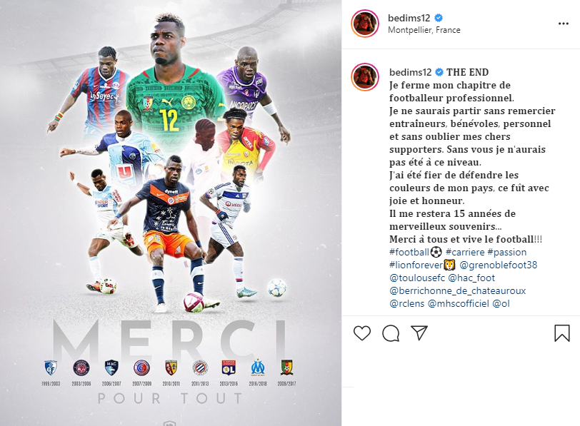 OL__Plus's tweet photo. Henri #Bedimo annonce sur Instagram la fin de sa carrière
#Ex_OL https://t.co/AoJDHerqUn