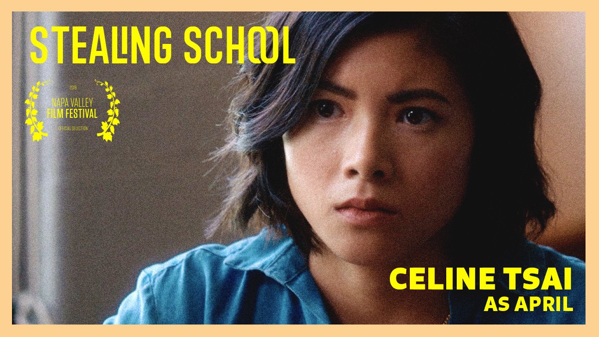 gametheoryfilms's tweet photo. Introducing 𝗖𝗘𝗟𝗜𝗡𝗘 𝗧𝗦𝗔𝗜 as April Chen in Stealing School. 🎒👩🎓
Tsai has made recent appearances in works such as Ready or Not, and Private Eyes. She is also a writer. Her dystopian short Everbliss premiered at the @reelworldfilm Film Festival 2018.
#cdnactors https://t.co/9Vx5rEERt2