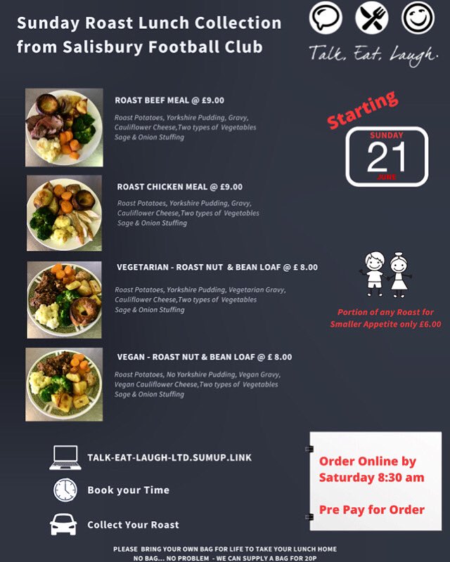 ChefSalisbury's tweet photo. Sunday is coming...
Click here to PreOrder
https://t.co/jLz6WdoqfL
#sunday
#salisbury
#sundaylunch
#collectionservice
#whatsonsalisbury
@pritchetts_ltd
@SalisburyFC
#oldsarum
#eatlocal https://t.co/En0gOkgXes