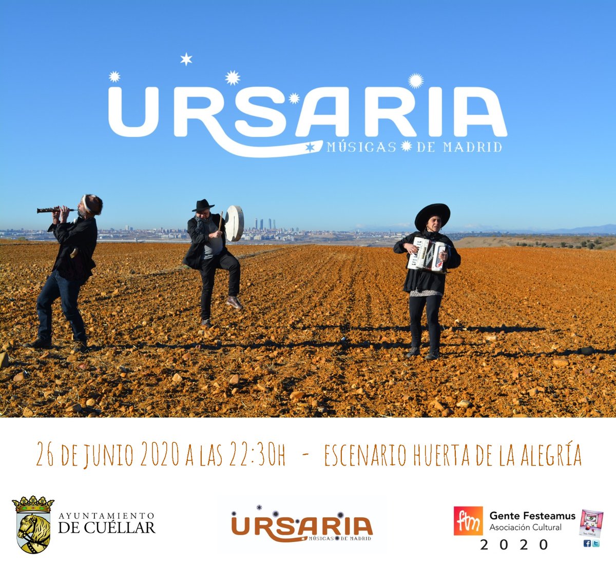 #Ursaria ¡Volvemos! 26JUN en #FESTEAMUS #Cuéllar