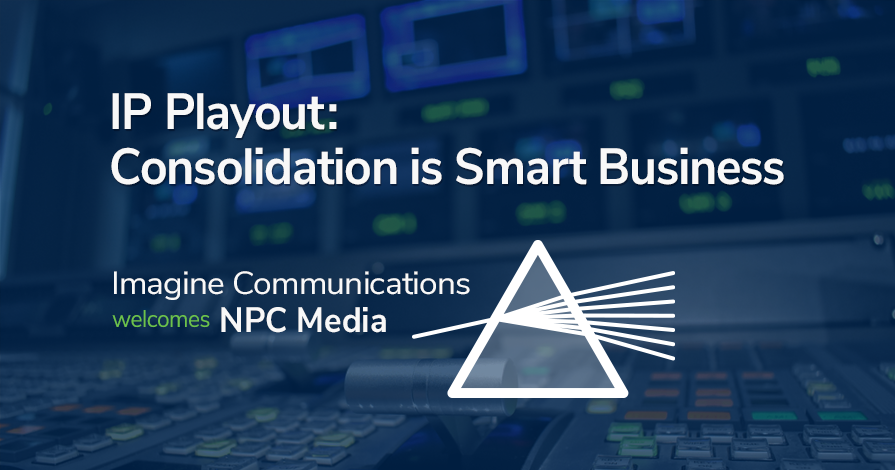 Imagine_Comms's tweet photo. How do you transform a single-station #playout facility into a multi-tenanted managed media services provider? We ask Chris Howe from Australia’s #NPCMedia. Premiere Broadcast, June 17. 
https://t.co/znAAQwmggQ
#IP #Versio https://t.co/EGpRBvL53P