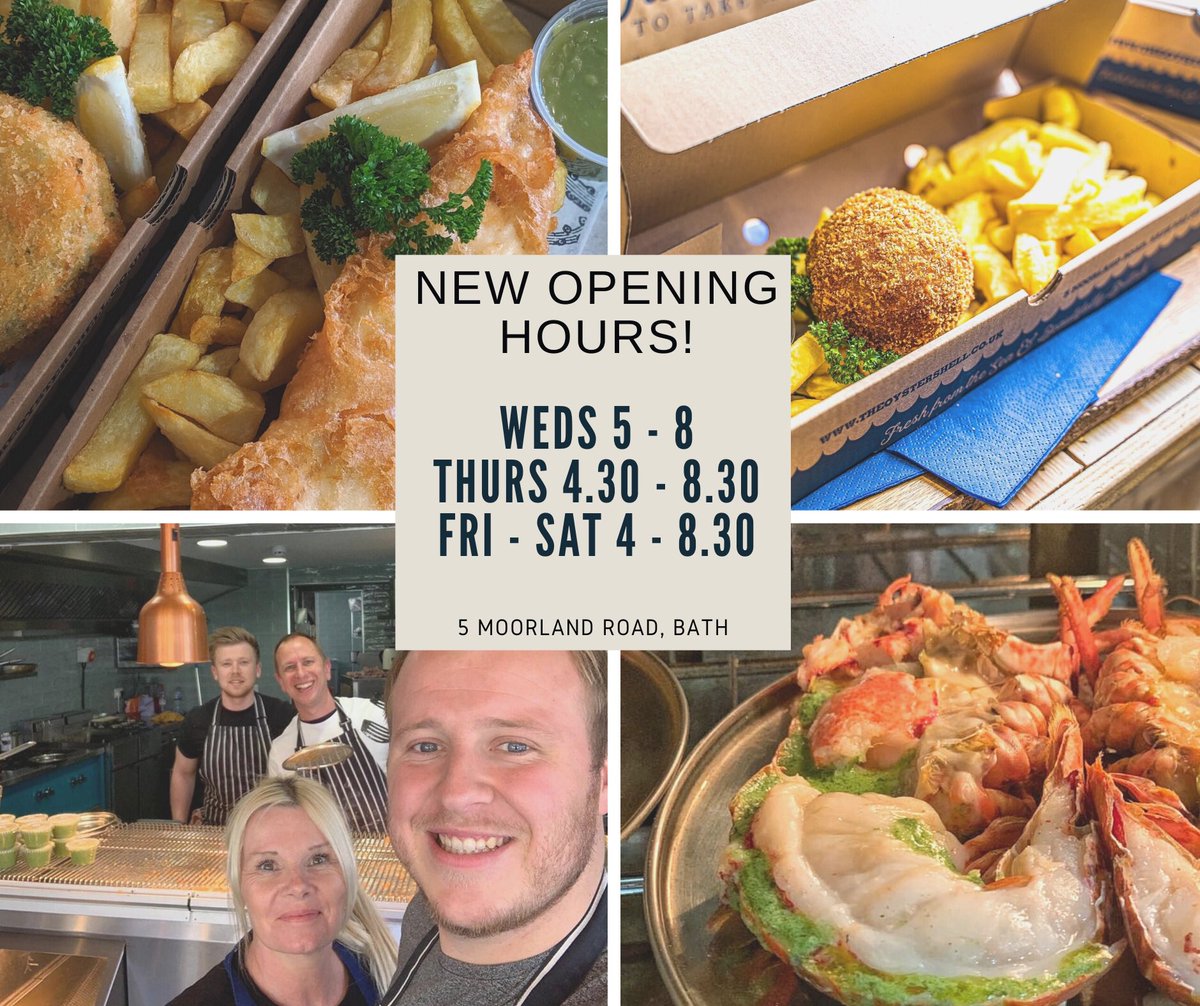 In celebration of us reopening on Wednesday evenings from *THIS WEEK*, we’re taking 10% off your Wednesday orders with the code ‘HUMPDAY’

We’re open from 5-8pm tomorrow and the code is valid from now for preorders via the website and app and will expire at 8pm tomorrow!🐟🍟