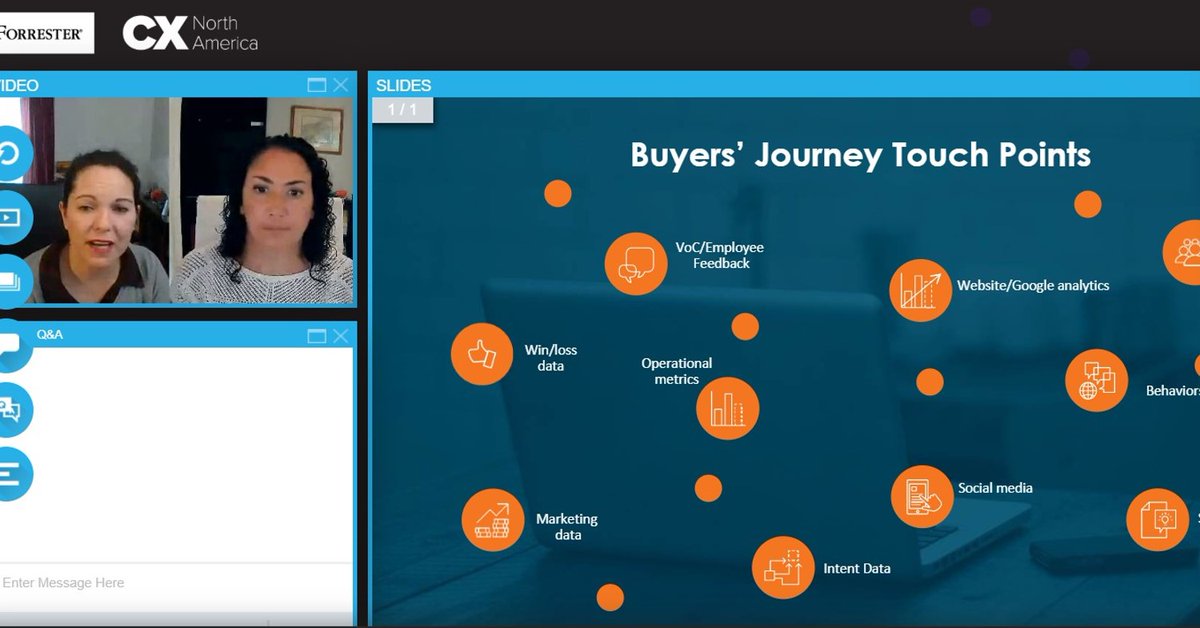 bethiggins's tweet image. CX Pros can leverage marketing data alongside feedback to get a more complete view of the customer. Marketing can leverage #CX methodology to better understand the "Voice of the Buyer"  #ForrCX @confirmit @HollyNCarter1