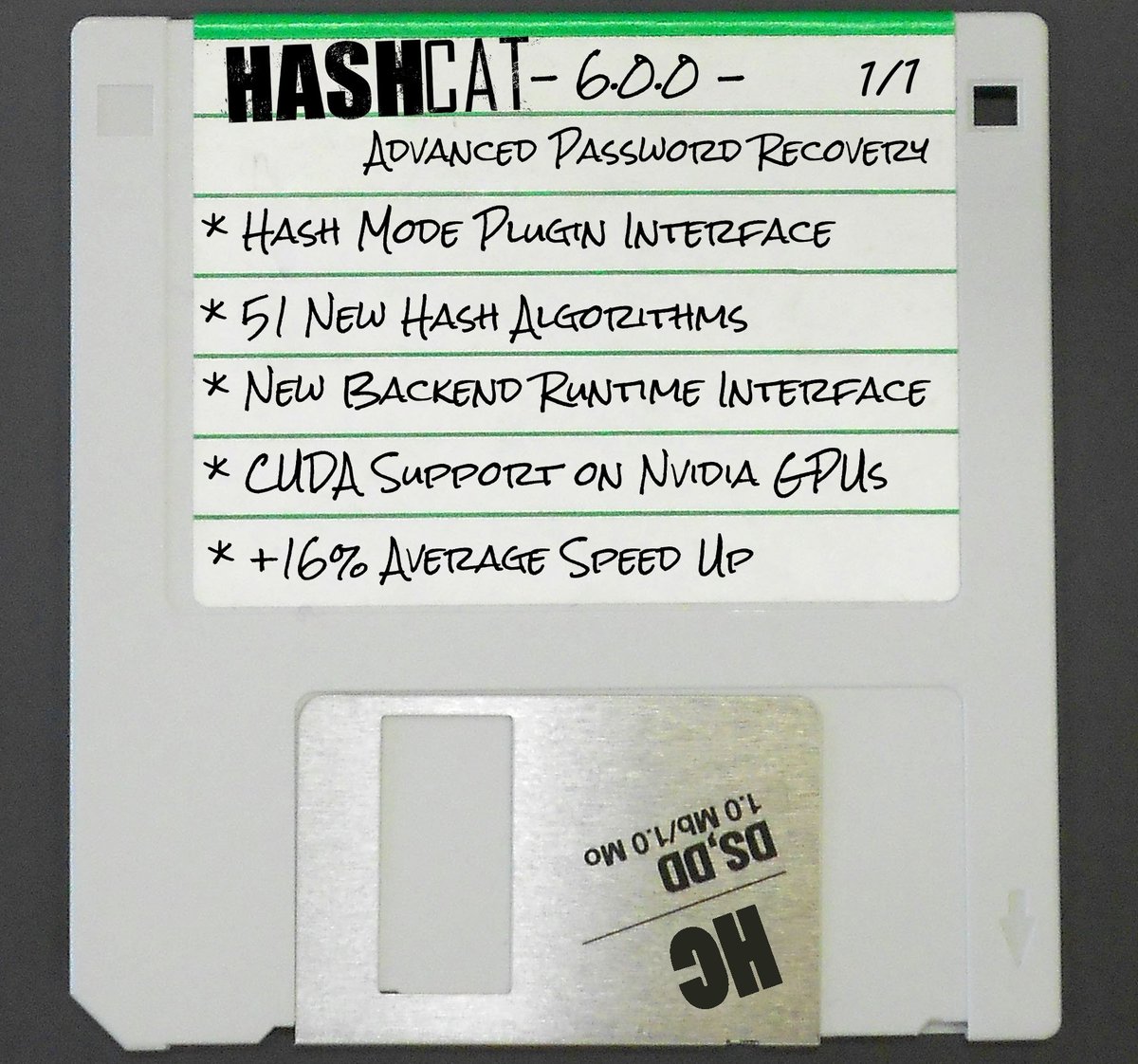 hashcat 6.0.0 major update released! New Features, new Algorithms, better Performance and much more. Full release notes here: hashcat.net/forum/thread-9…