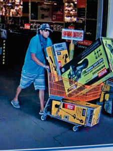 HCSOSheriff's tweet photo. If you recognize this man, please contact #TeamHCSO at (813) 247-8200. 

He stole more than $1700 worth of merchandise from a Home Depot in Sun City Center. He left in a black Mercedes-Benz sedan.

#CrimeAlert #Theft #SHARE #SheriffChadChronister https://t.co/vQO0k1N4sf