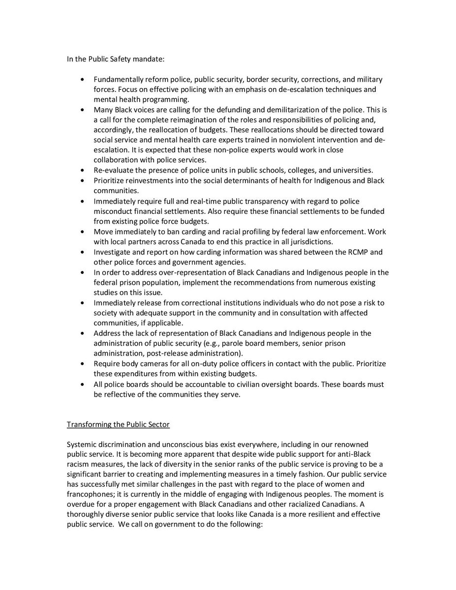 .Defund and demilitarize police, prioritize reinvestment into social determinants of health, ban carding and racial profiling, public transparency with regard to police misconduct settlements.  #BlackLivesMatter    #IndigenousLivesMatter  #BLMToronto  #DefundPolice  #cdnpoli  #HamOnt