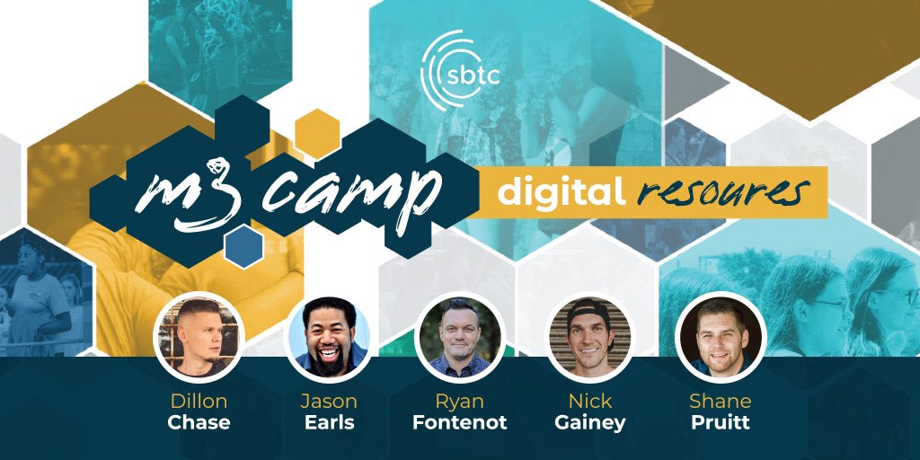 M3 Digital Resources are 
available now!🎉 

Click the link for messages from the speakers below, as well as, resources for missions, rec, small group discussion &amp; more!✨

sbtexas.com/church-ministr…