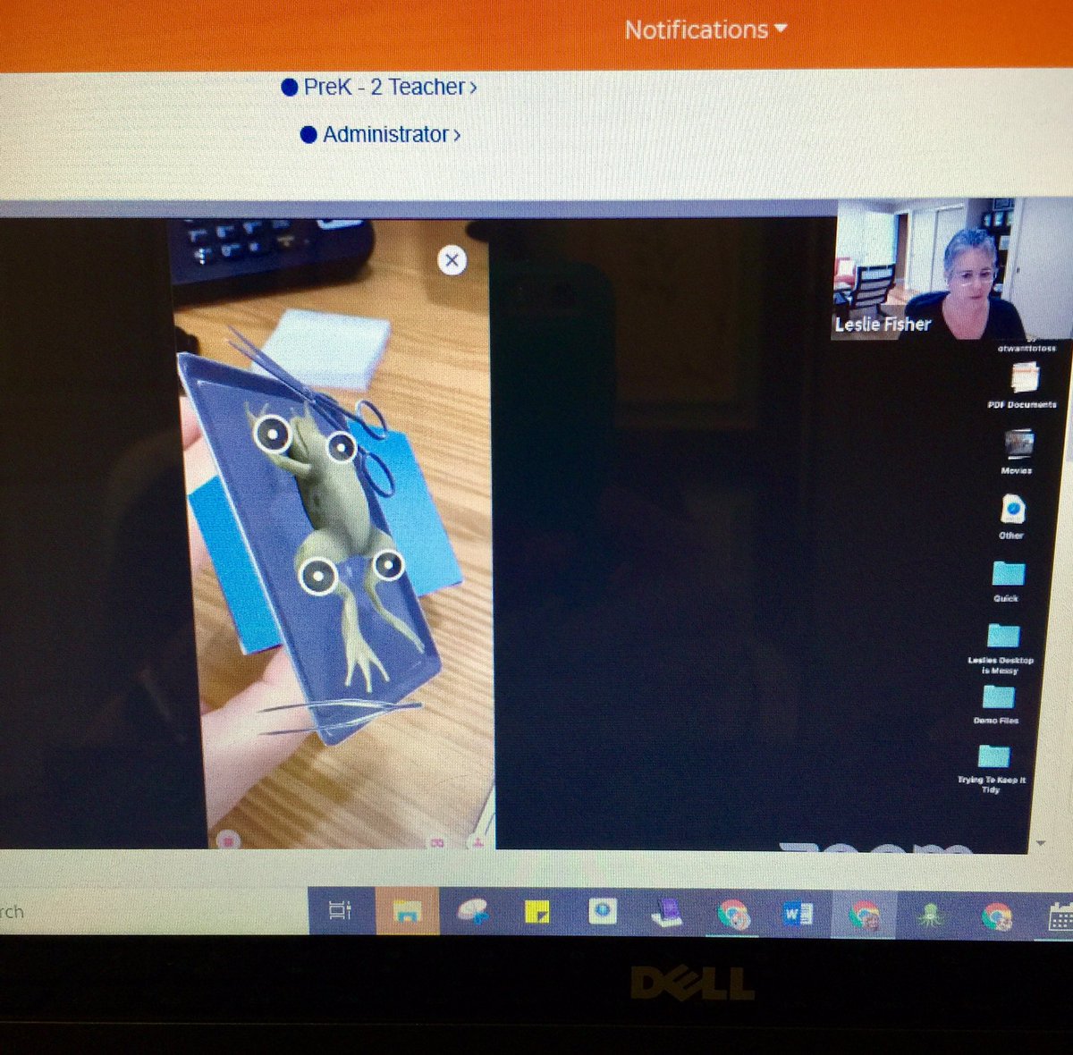wre_library's tweet photo. @lesliefisher Thanks for sharing new information on these great educational technology tools @ImmersiveReader, @MergeCubes, @Flipgrid & @flippitynet @kahoot #ETC20 #GISDLibraries #VirtualSummerLearning #NeverStopLearning #GISDtech https://t.co/X6Y7mA9OAe