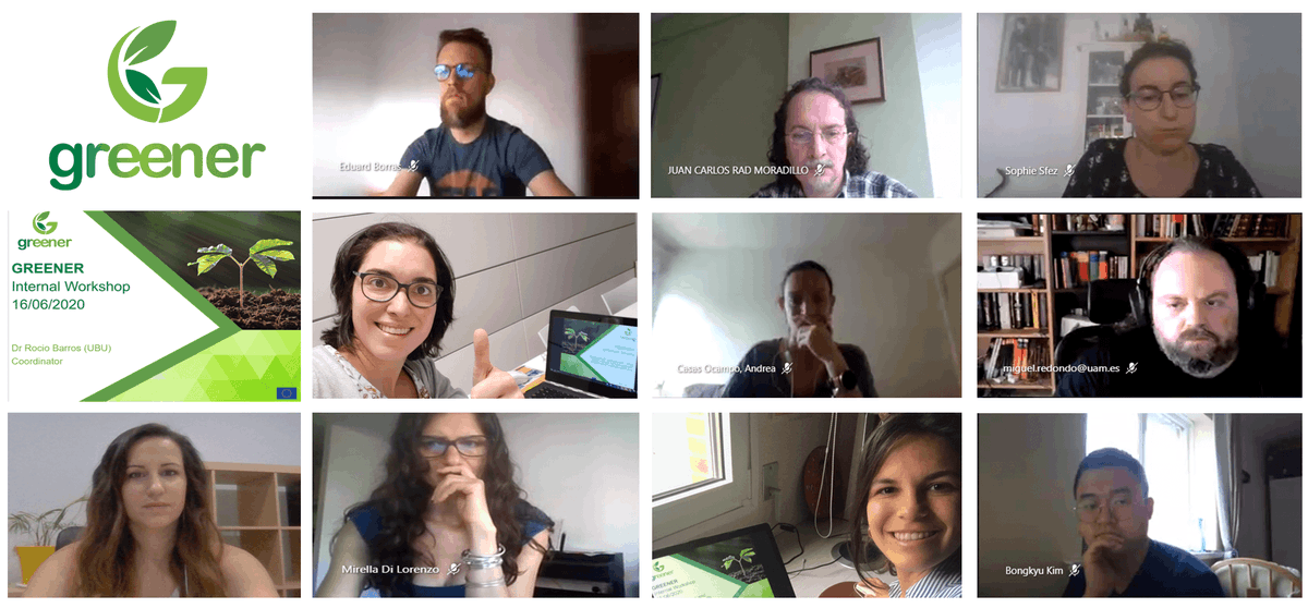 GREENER H2020 project (@greenerh2020) on Twitter photo Today in the online workshop of the <a href="/GreenerH2020/">GREENER H2020 project</a> , partners discussed about their progress, connecting the different GREENER technologies and defining a collaborative working plan and any modifications needed due to COVID-19 situation.
#GREENER #EU_H2020 #planning #workshop Today in the online workshop of the <a href="/GreenerH2020/">GREENER H2020 project</a> , partners discussed about their progress, connecting the different GREENER technologies and defining a collaborative working plan and any modifications needed due to COVID-19 situation.
#GREENER #EU_H2020 #planning #workshop