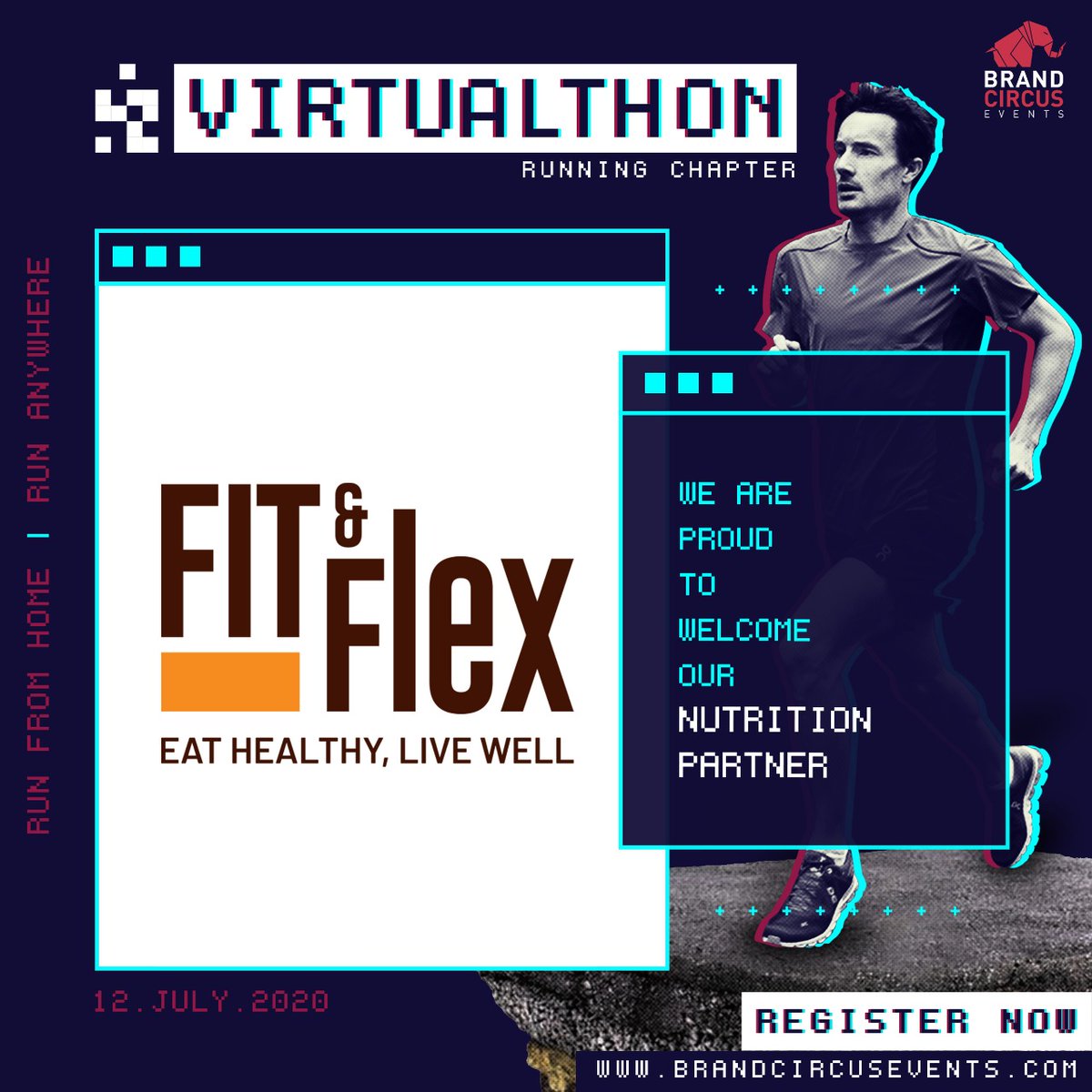 BrandcircusE's tweet photo. Fit &amp; Flex #Granola is bringing its all #wonderful #flavours at #VIRTUALTHON.
We are super excited to have you on board as #Nutrition #Partner.
#Welcome aboard.
For registration: https://t.co/Enn7cXePXI https://t.co/ErpD58Yqby